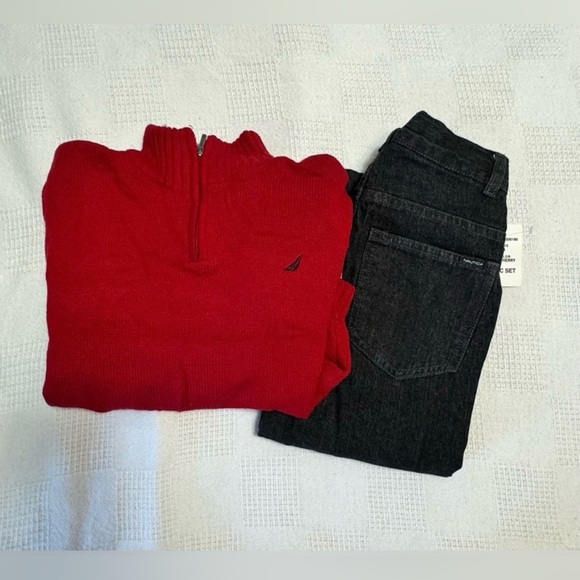 2 Sets Nautica Red and Plaid Set and camouflage wranglers Garanimals® - Picture 3 of 15